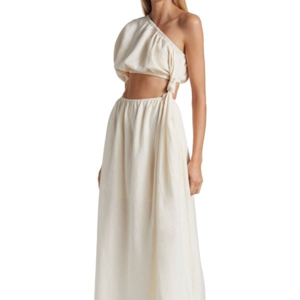 FARM Rio One Shoulder Maxi Dress